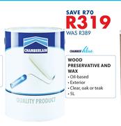 Chamber Value Wood Preservative & Wax-5Ltr