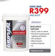 Gripseal 5L Resilience Topcoat
