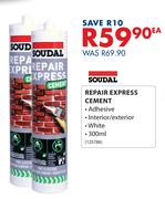 Soudal Repair Express Cement-300ml Each