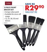 Homitons 5 Piece Paint Brush Set