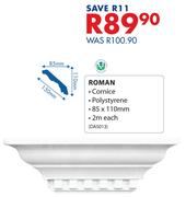 Roman Cornice 85 x 110mm DAS013