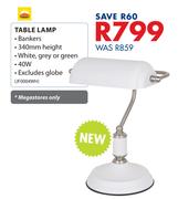 Radiant Table Lamp JF0004WH