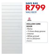 Doortec Deep Moulded Door 813 x 2032mm PW2001