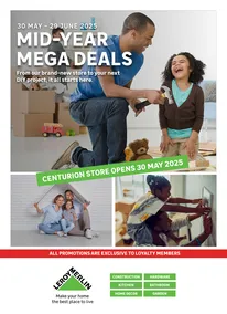 Leroy Merlin : Mid-Year Mega Deals (30 May - 29 June 2025)