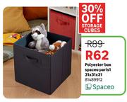 Spaceo Paris 1 Polyester Box 31 x 31 x 31 81489912