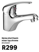 Nerea Short Basin Mixer Tap Chrome 81410351