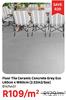 Eco Floor Tile Ceramic Concrete Grey L60cm x W60cm (2.52 Sqm/Box) 81474451-Per Sqm