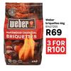 Weber 4Kg Briquettes 81427205-For 3