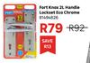 Fort Knox 2L Handle Lockset Eco Chrome 81494826