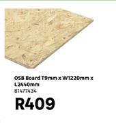 OSB Board T9mm x W1220mm x L2440mm 81477434