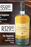 The Singleton Aged 12 years Single Malt Scotch Whisky-750ml