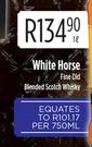 White Horse Fine Old Blended Scotch Whisky-1L