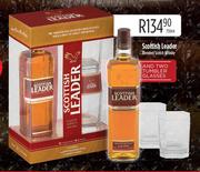 Scottish Leader Blended Scotch Whisky With Two Tumbler Glasses-750ml