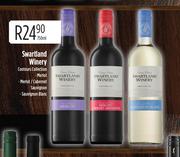 Swartland Winery Contours Collection, Merlot, Merlot/Cabernet Sauvignon, Sauvignon Blanc-750ml