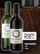Cape Auction Red, White-750ml
