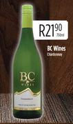 BC Wines Chardonnay-750ml