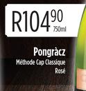 Pongracz Methode Cap Classique Rose-750ml