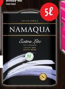 Namaqua Blanc De Blanc, Extra Lite, Johannisberger, Late Harvest, Rose,Stein-5L