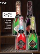 J.C.Le Roux Sparkling Wines, Le Domaine, La Chanson, La Fleurette, Sauvignon Blanc-750ml