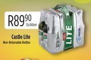 Castle Lite Non-Returnable Bottles-12x340ml