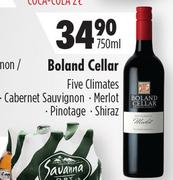 Boland Cellar Five Climates Cabernet Sauvignon/Merlot/Pinotage/Shiraz-750ml Each