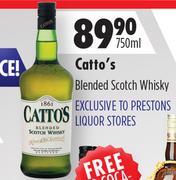 Catto's Blended Scotch Whisky-750ml