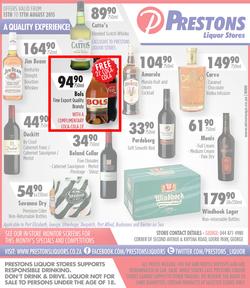Prestons Liquor Stores (13 Aug - 17 Aug 2015), page 1