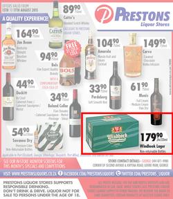 Prestons Liquor Stores (13 Aug - 17 Aug 2015), page 1