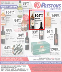 Prestons Liquor Stores (13 Aug - 17 Aug 2015), page 1