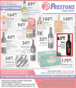 Prestons Liquor Stores (13 Aug - 17 Aug 2015), page 1