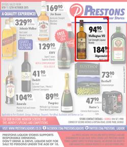 Prestons Liquor Stores (08 Oct - 12 Oct), page 1