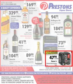 Prestons Liquor Stores (08 Oct - 12 Oct), page 1