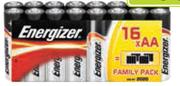 Energizer AA 16 Pack Or AAA 16 Pack