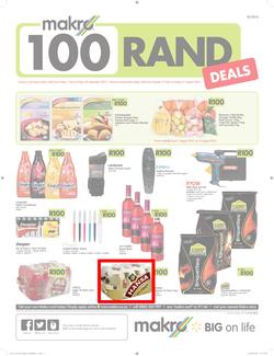 Makro : R100 Deals Promo (19 Jul - 21 Aug 2016), page 1