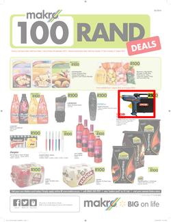 Makro : R100 Deals Promo (19 Jul - 21 Aug 2016), page 1