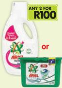 Ariel Liquid Capsules-21's Or Liquid(All Variants) 2Ltr-For Any 2