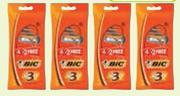 Bic 3 Sensitive Triple Blade 6 Disposable Handles-For 4