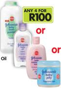 Johnson's Baby Powder(All Variants) 400g/Baby Bed Time Oil 200ml/Baby Lotion 200ml/Jelly 500ml-Any 4