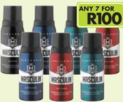 Lentheric Masculin Body Spray(All Variants)-7x150ml