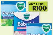 Vicks VapoRub Or BabyRub-3x50g