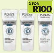 Pond's Spot Clear Facial Foam-3x100ml