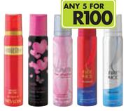 Revlon Body Spray(All Variants)-5x90ml