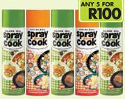 Spray And Cook Original Or Olive Oil-5x300ml