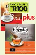 Cafe Enrista 3 In1 Coffee Sachets 20's+ Rooibos Tea(Excluding Chai Tea) 10's Pack-Any1 Plus 1