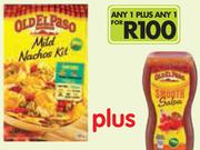 Old El Paso Meal Kit + Squeeze Bottle(Salsa, Sour Cream Or Guacamole) 305g-Any 1 Plus 1