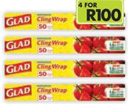 Glad Perforated Cling Wrap-4x50m