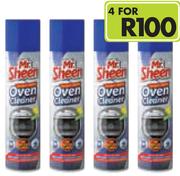 Mr Sheen Oven Cleaner-4x275ml