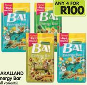 Bakalland Energy Bar(All variants)-4 x 10's Pack