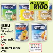 Nestle Treats(All Variants) 360g Or Ideal Milk 380g Or Dessert Cream 290g-For Any 5
