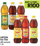 Lipton Ice Tea(All Variants)-6x1.5Ltr
